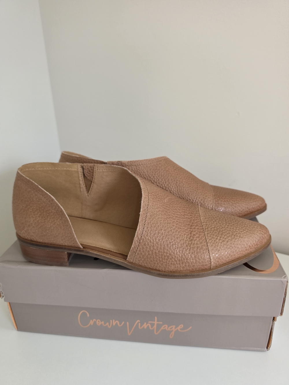 Crown Vintage SAKAI Cinnamon Two Tone Tumble Slip-On Shoe 10